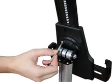 Load image into Gallery viewer, person holding hex screw tightening the tablet holder