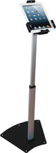 Load image into Gallery viewer, steel stand holding an iPad tablet