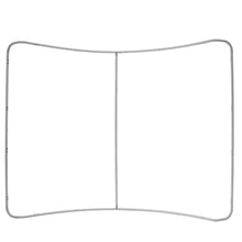 Load image into Gallery viewer, Eight feet wide curve tube aluminium frame after set up