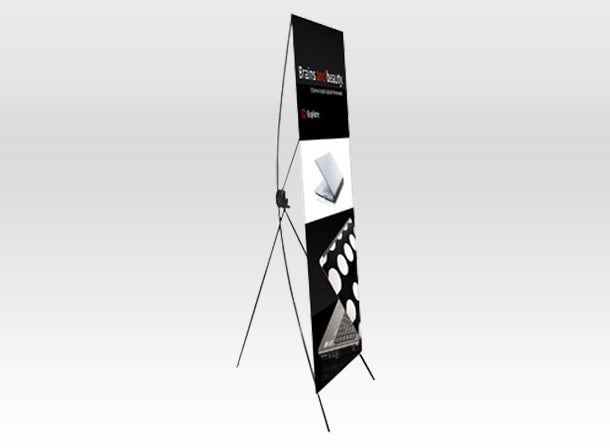 Economy Banner Stand with Graphic - Element Display