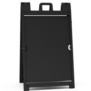 black signicade plastic a frame 
