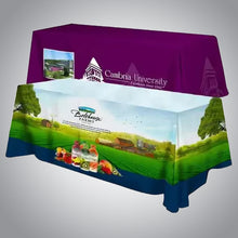 Load image into Gallery viewer, two 6 feet drape shape table throw