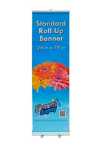 Load image into Gallery viewer, 24 &quot; Wide Standard Roll Up Banner Stand With Graphic-Roll Up Banners-Element Display